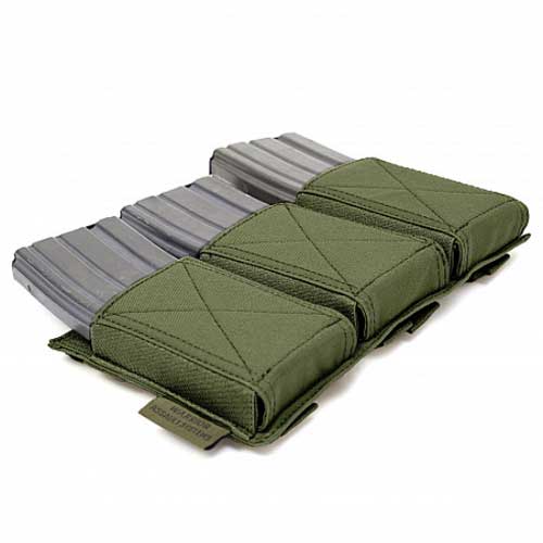 WARRIOR ASSAULT SYSTEMS Triple Elastic Mag Pouch ȥץ M4ޥݡ W-EO-TEMP