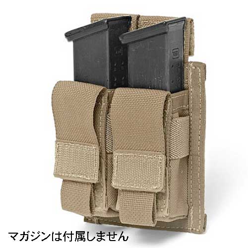 WARRIOR ASSAULT SYSTEMS Direct Action Double DA 9mm Pistol Pouch ���֥� �ԥ��ȥ�ޥ�����ݡ��� W-EO-DPDA-9