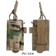 VelocitySystems �٥����ƥ������ƥॺ Helium Whisper Single Pistol Magazine Pouch OPEN TOP ���󥰥�ԥ��ȥ�ޥ�����ݡ���