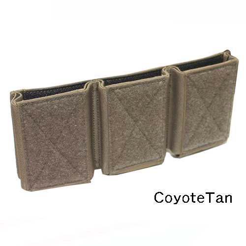 WARRIOR ASSAULT SYSTEMS Triple Velcro Mag Pouch  M4�ѥ٥륯���ޥ��ݡ���