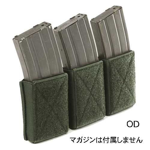 WARRIOR ASSAULT SYSTEMS Triple Velcro Mag Pouch  M4�ѥ٥륯���ޥ��ݡ���