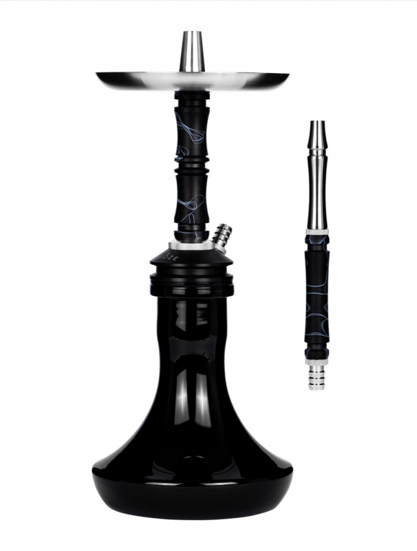 Moze Breeze Two - Wavy Black | シーシャ本体 | 【EGG SHISHA