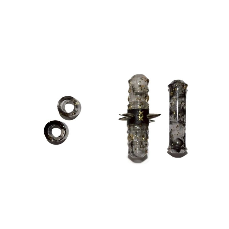 Premium Fibonacci sleeve - Gold/Black & Spitzer handle