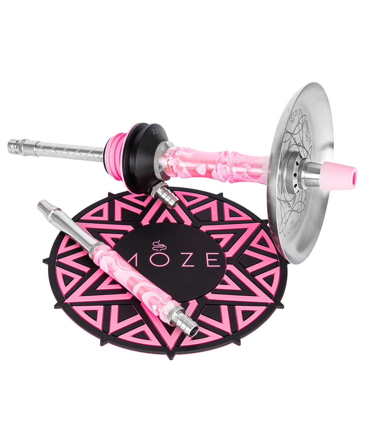 Moze Hookah Coaster - Pink