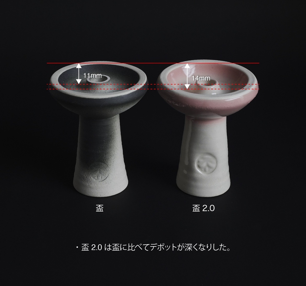 EGG SHISHA オリジナルボウル 『盃2.0』- 織部-Oribe- | トップ