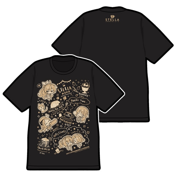 喫茶ステラと死神の蝶 喫茶ステラ ちびキャラTシャツ【在庫あり 喫茶ステラと死神の蝶 喫茶ステラ ちびキャラTシャツ【在庫あり