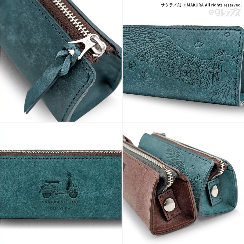 予約】サクラノ刻 オイルレザーペンケース＜本間心鈴＞【2026年1月下旬