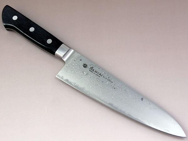 【牛刀】堺孝行 180mm 63層 ダマスカス 名入り 堺孝行 ダマスカス63層牛刀180