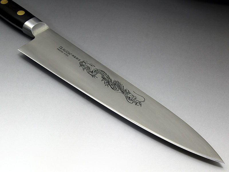 ミソノ　スウェーデン鋼　牛刀330 ミソノスウェーデン鋼牛刀330 ツバ付