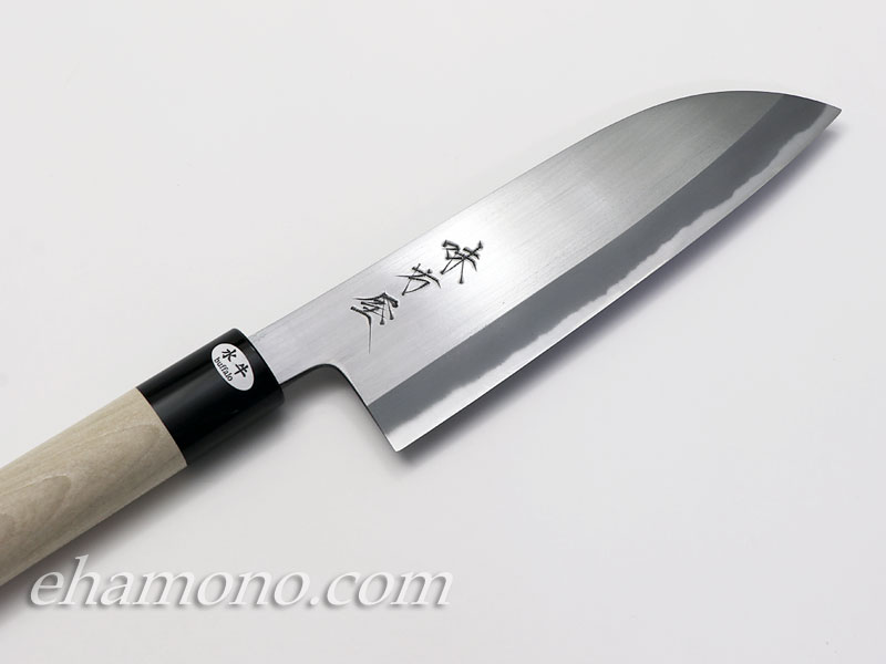 日野浦刃物工房 味方屋作三徳包丁 ミガキ