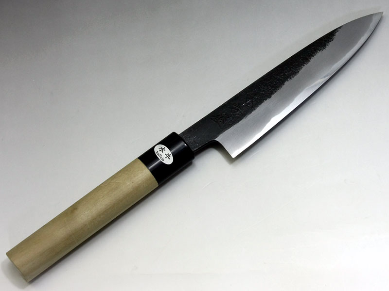 日野浦刃物工房 味方屋作和ペティ 黒