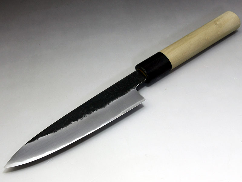 日野浦刃物工房 味方屋作和ペティ 黒