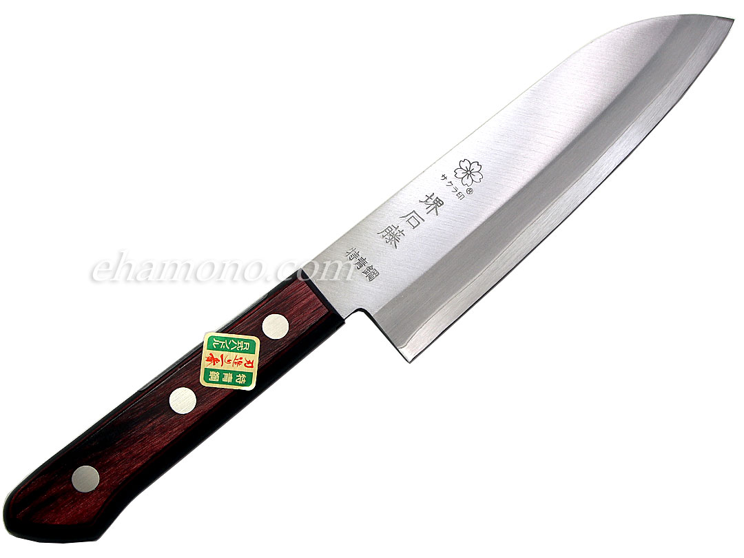 青紙スーパー 本割込 三徳包丁 ツバなし