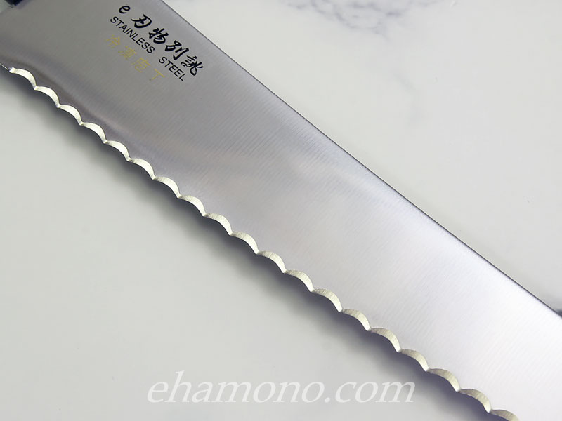 e刃物別誂 オリジナル冷凍包丁・パン切り 波刃【即日出荷品】