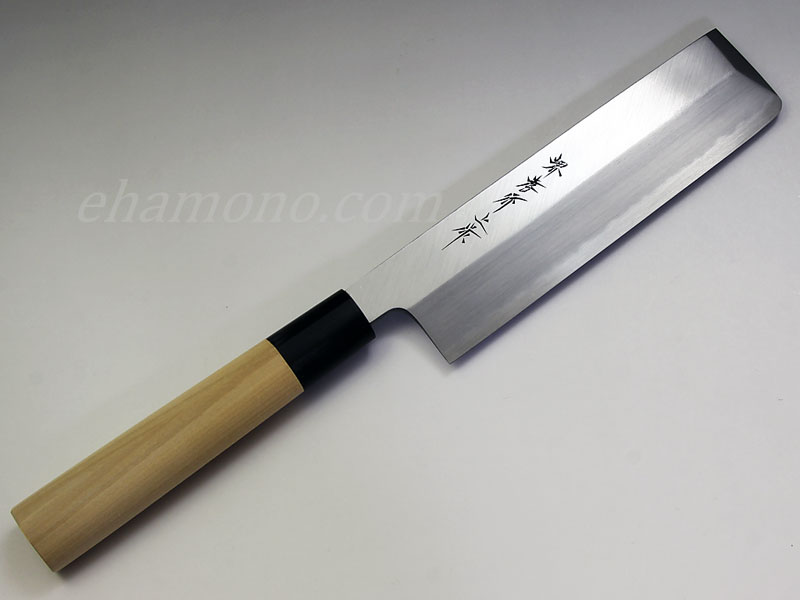 【新品未使用】堺孝行　和包丁 霞研 薄刃包丁180ｍｍ 堺孝行 本霞研 薄刃180