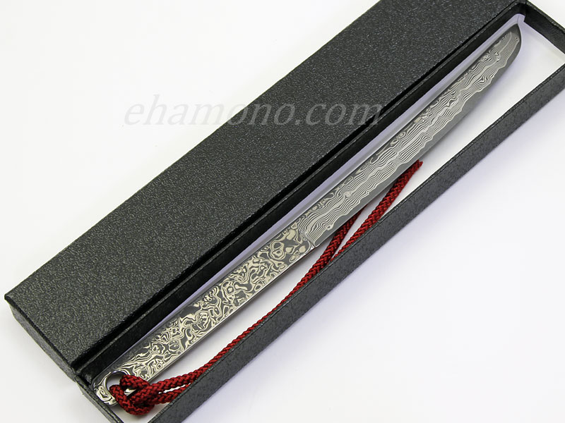 ATHRO 百一層鍛造鋼 レターオープナー ブラック