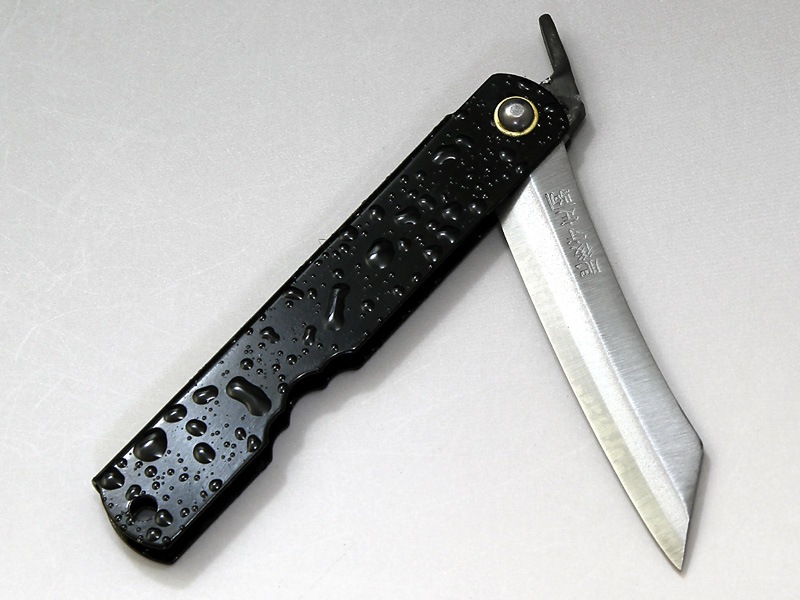 肥後守 青紙割込 水飛沫 みずしぶき 黒 肥後守 青紙割込 水飛沫 みずしぶき 黒