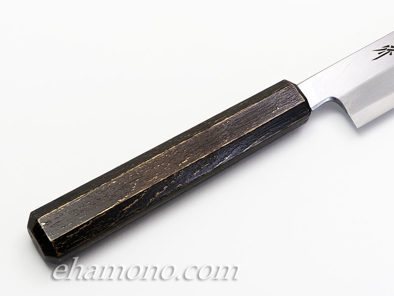 堺孝行 INOXモリブデン なないろ PC柄 墨金 柳刃包丁240