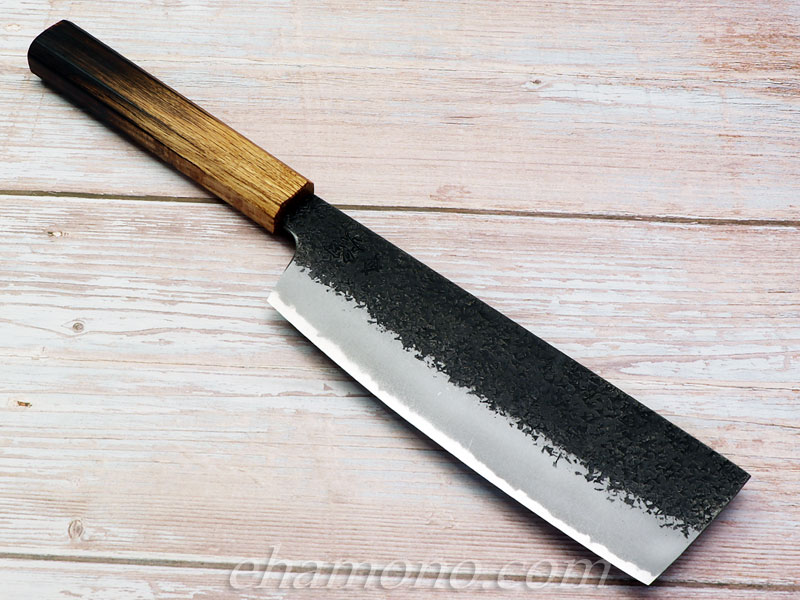 堺孝行 焔 紅蓮 青二鋼 黒打ち鎚目 菜切180