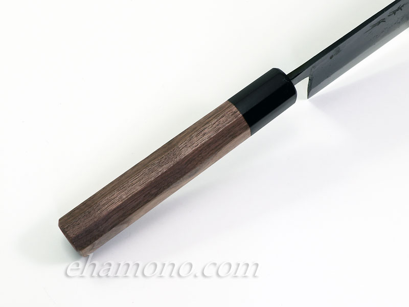 <新品>堺打刃物　黒打菜切り包丁　5.5寸 青鋼　165mm 一文字穣青鋼黒打菜切包丁 – 堺一文字光秀
