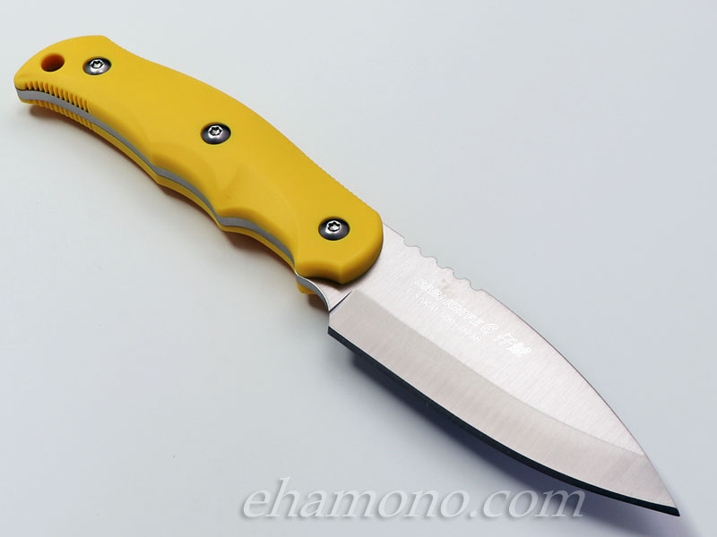 G・サカイ サビナイフ6 仔鯱 右利き用 片刃 イエロー