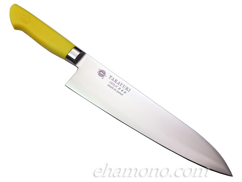ハセガワ 抗菌カラー庖丁 牛刀 MGK-27 27cm 黒 ハセガワ 抗菌カラー庖丁 牛刀 MGK-27 27cm イエロー(代引不可)送料