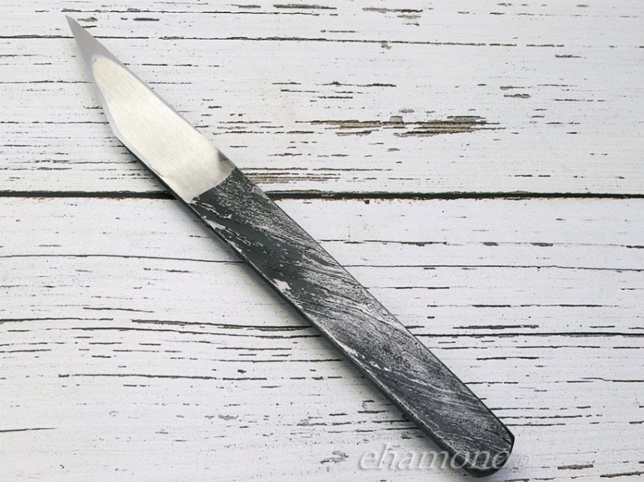 堂安作「蒼竜」錬鉄切出小刀