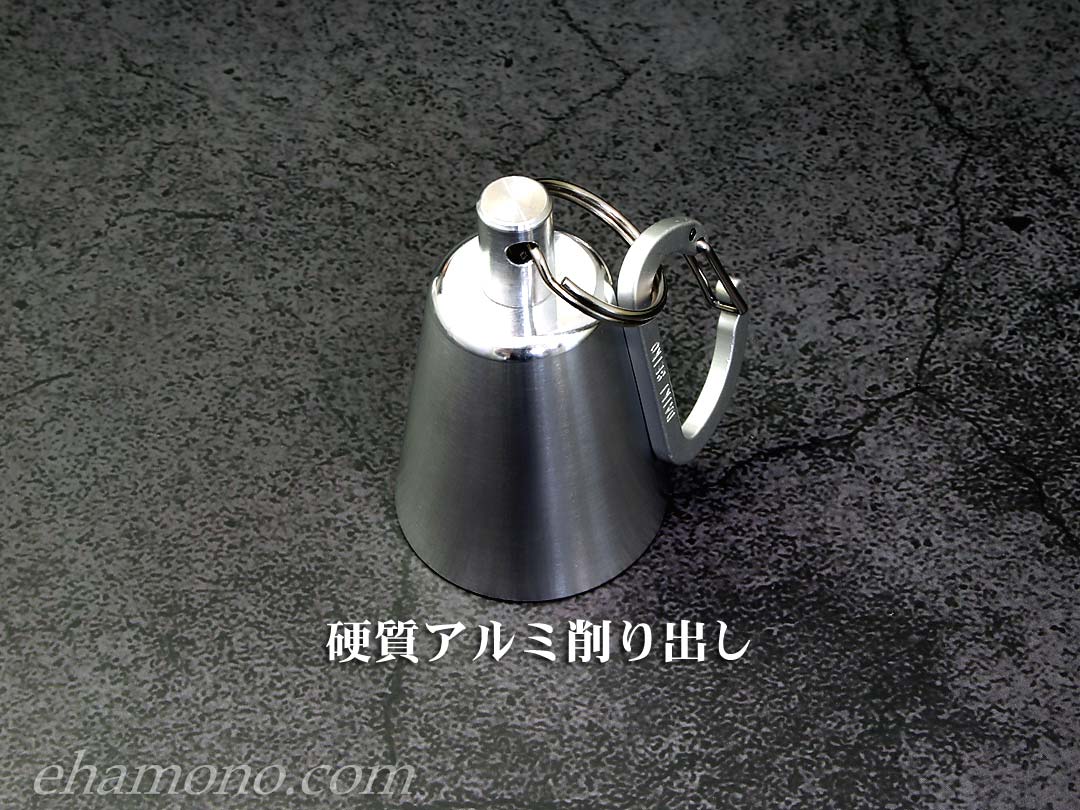 2WAY熊鈴 熊すず＆風鈴 二刀流 軽量硬質アルミ製 消音機能付