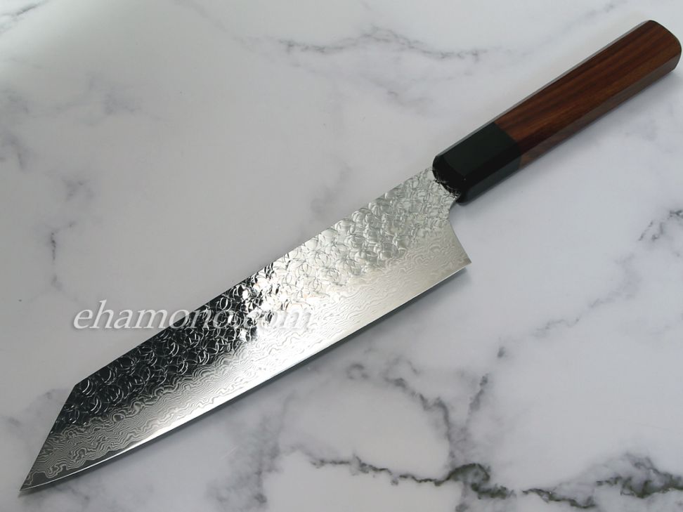 堺孝行 粉末ハイス鋼SPG2 ダマスカス 和式剣型牛刀190