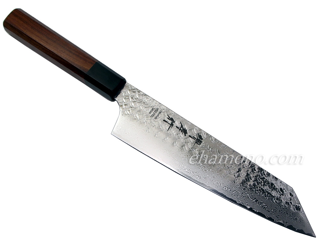 堺孝行 粉末ハイス鋼SPG2 ダマスカス 和式剣型牛刀190