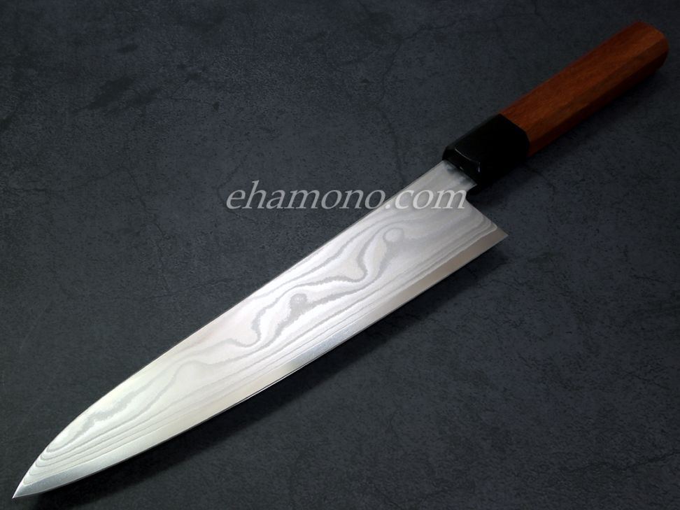 グランドシェフ 波紋 ダマスカス45層 和牛刀210
