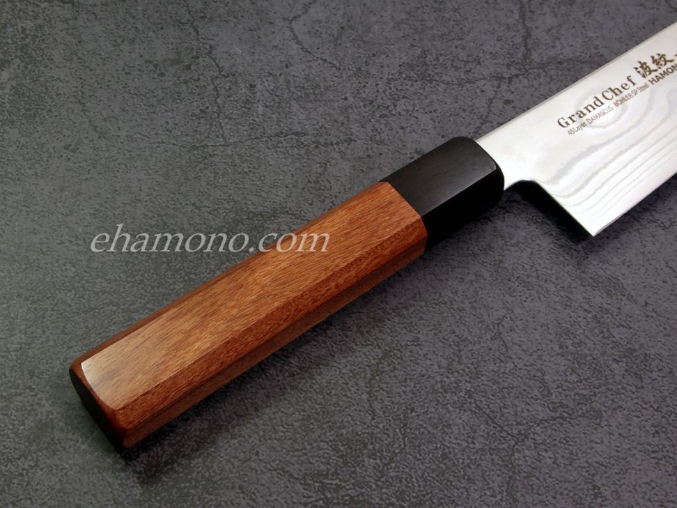 グランドシェフ 波紋 ダマスカス45層 和牛刀210
