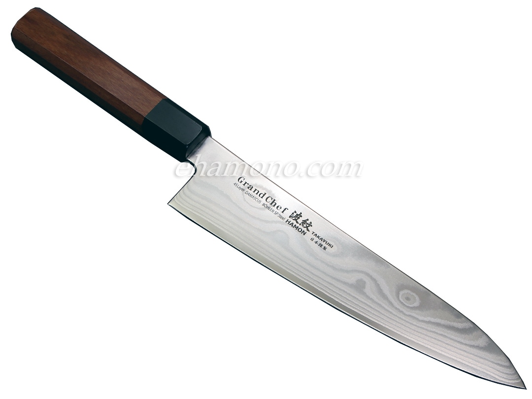 グランドシェフ 波紋 ダマスカス45層 和牛刀210
