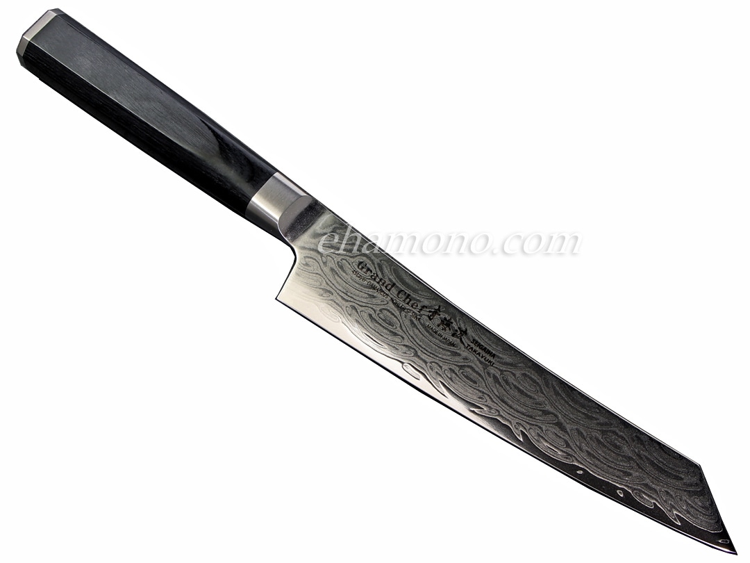 グランドシェフ Seigaiha - 青海波 ダマスカス45層 剣型（切付）ペティ150