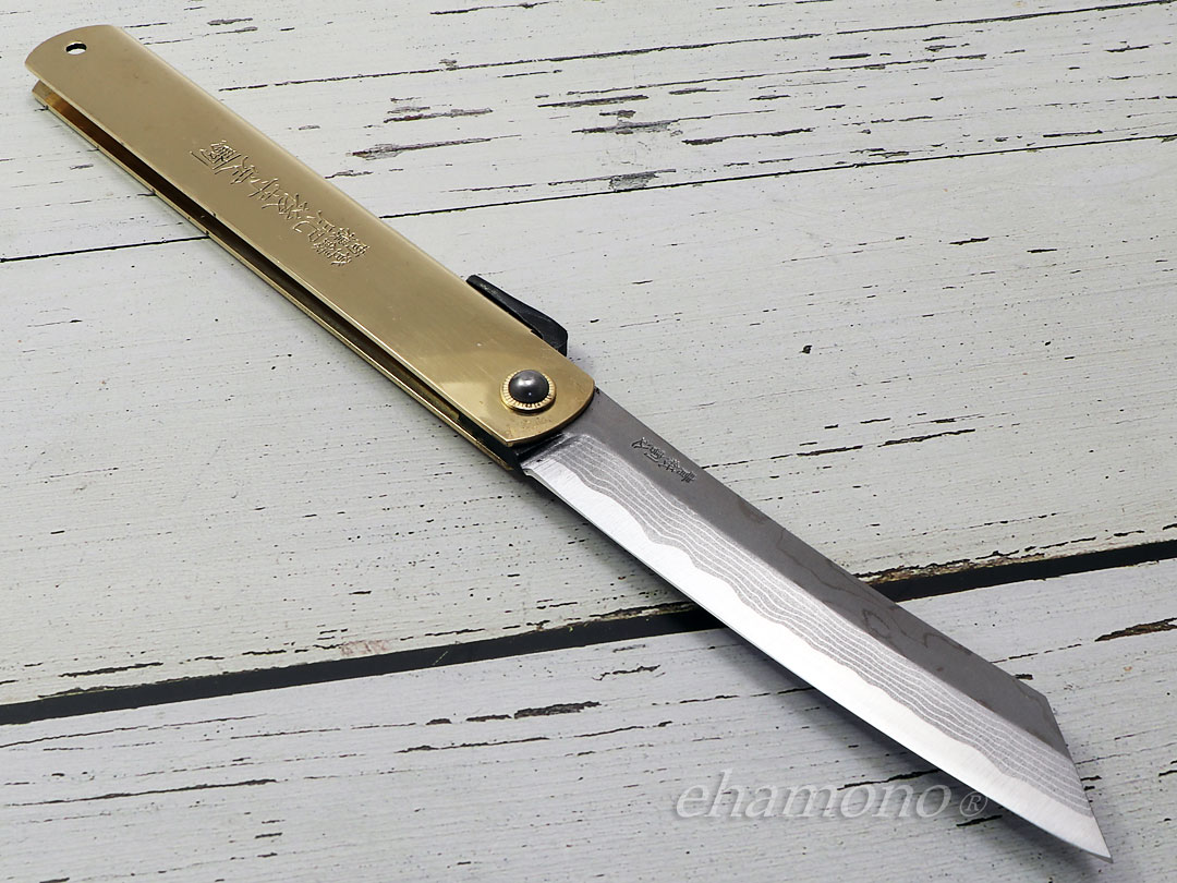 ڸʡۤͶ顡Ļܡ¿عݡHigonokami Knife Aogami Jumbo Damascus