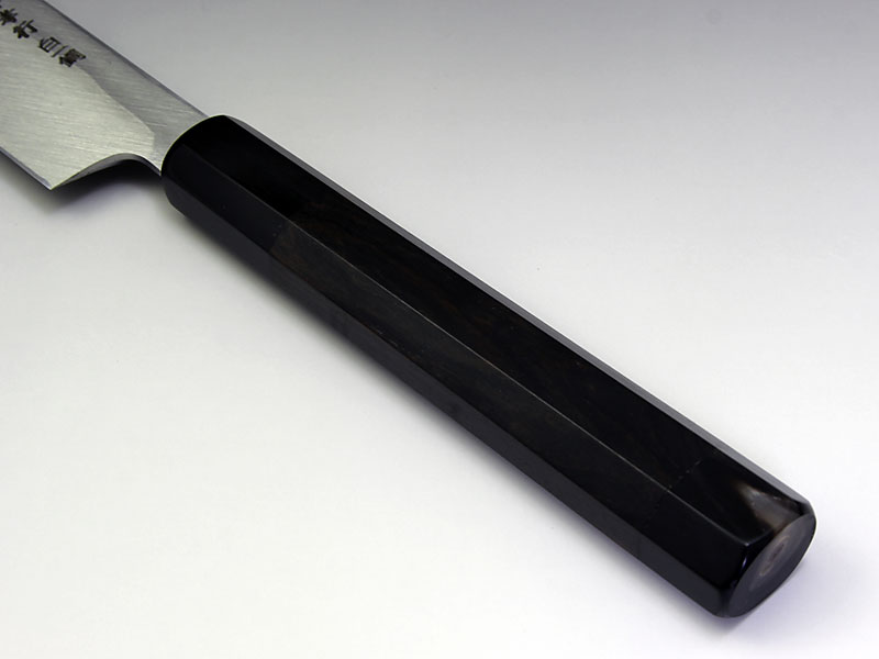 堺 孝行 白虎 白一鋼 切付柳刃包丁 和包丁 270mm 黒檀柄 鞘付き 堺 孝行 白虎 白一鋼 切付柳刃包丁 270mm 黒檀柄 鞘付き – 清助刃物