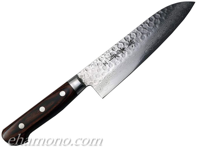 湧ԡֶ10桡ޥ17ܡDamascus17 Layers(Hammered)  Santoku