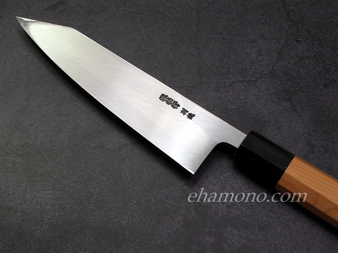 堺打刃物】身卸 出刃 白ニ鋼 包丁 9寸 水牛八角柄 包丁
