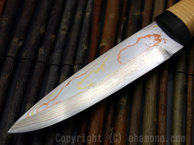 佐治武士作 宝刀・革巻 山野小刀型 抱き締め