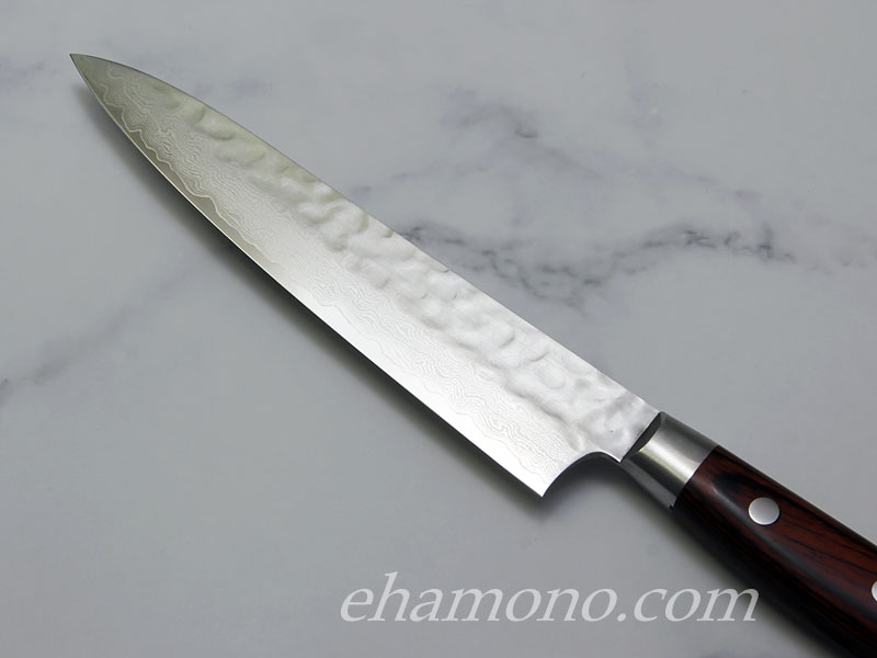 関鸞 高級包丁 ペティナイフ 135mm V金10号17層ダマスカス 鎚目 Amazon | 『関鸞』関の刃物 ペティナイフ 135mm 八角柄 N