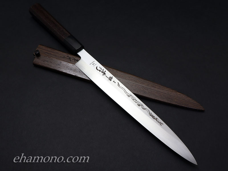 柳刃包丁　尺 楽天市場】柳刃包丁 尺二（刃渡り360mm）尺三（刃渡り390mm