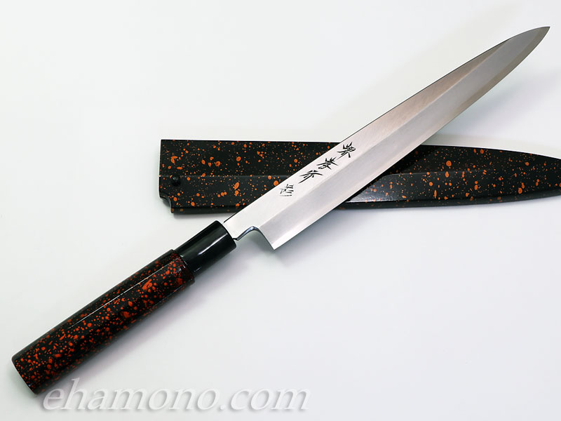 堺孝行　柳刃包丁 240mm 木製ハンドル　御料理包丁 堺孝行 柳刃包丁 240mm 木製ハンドル 御料理包丁