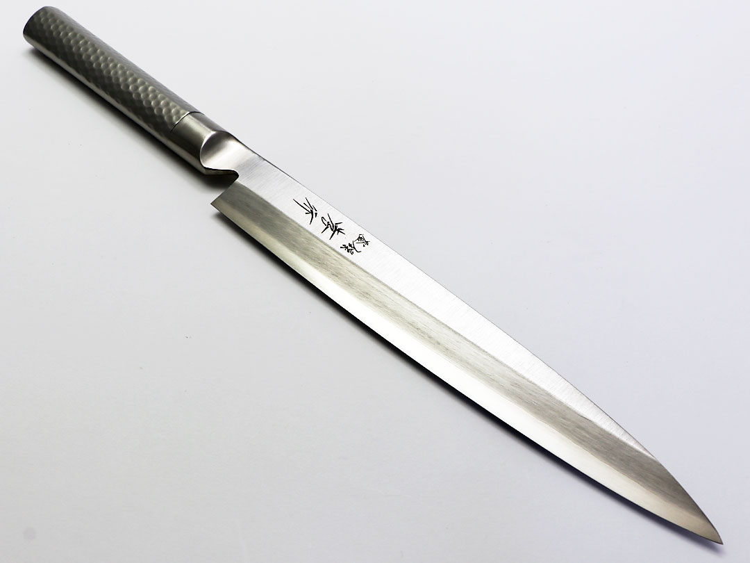 堺孝行柳刃包丁 鋼製 刃長い 堺孝行 INOX PRO ステンレス一体型 柳刃270