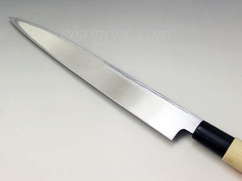 堺菊孝（堺孝行）改良霞研 黄鋼 柳刃包丁 210mm (朴•PC柄) 専用箱付 堺孝行 堺菊孝（堺孝行）改良霞研 黄鋼 出刃 150 mm 【朴・PC柄