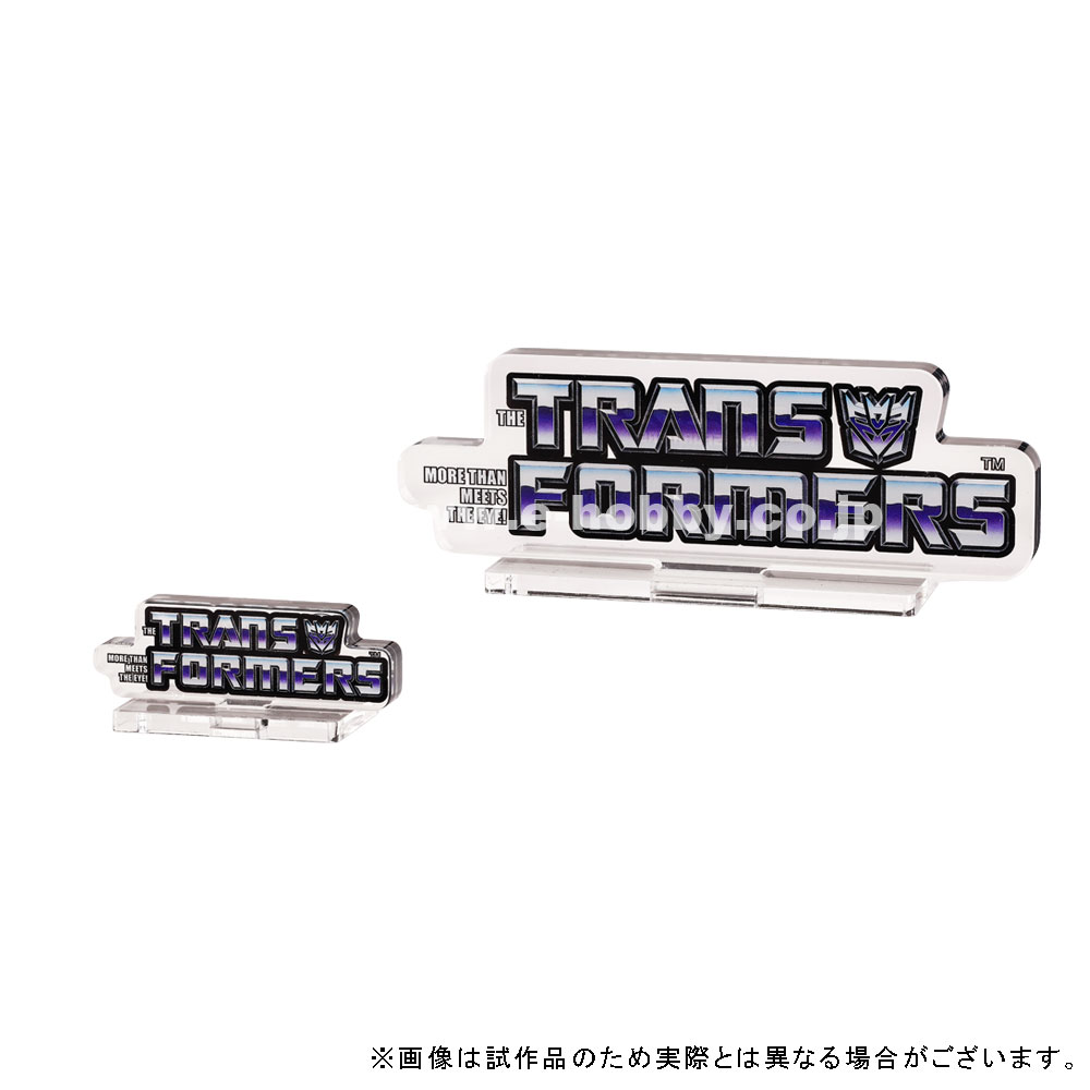 トランスフォーマー　デストロン　アクリルスタンド TRANSFORMERSロゴ アクリルスタンド（デストロン／英語