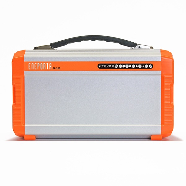 16W ソーラーシート + AC100V／DC5V ポータブルバッテリー（EP-200