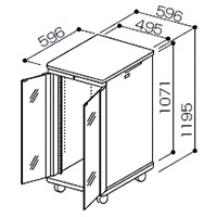 AV����ӥͥåȡ�EIA 23U�����ס����饹��� OS �������� CS-23UW1-G06�ʥ��顼���ۥ磻�ȡ�