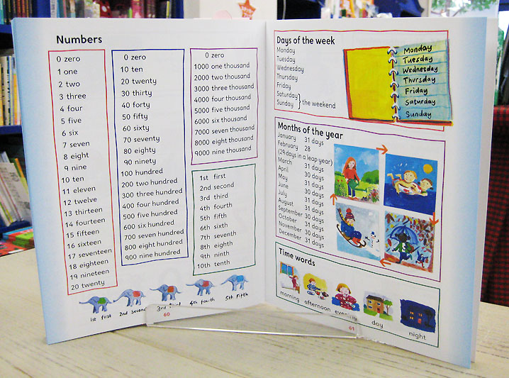 巻末には数字などをまとめたページも