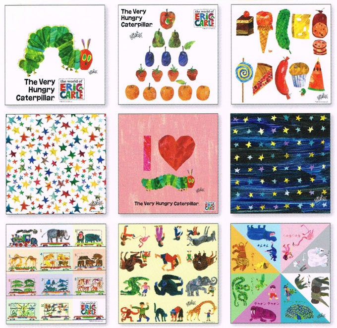 通常のおりがみが9柄