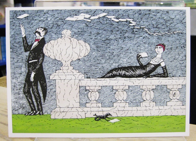 ゴーリー グリーティングカード　Mysterious (c)